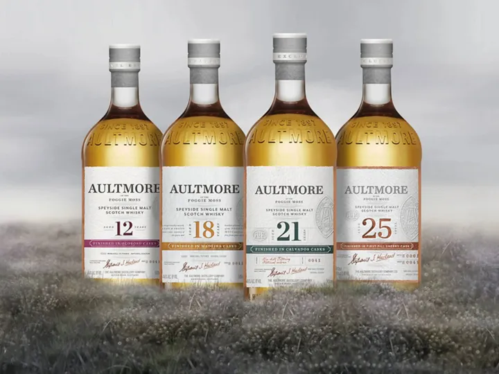 Aultmore range whisky