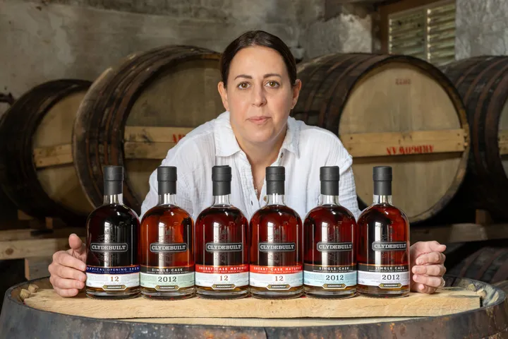 Whisky Maker Laura Davies with the new Clydebuilt Single Malts