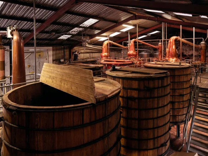 Inside of Dingle Distillery