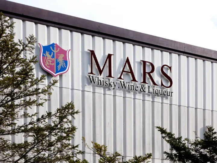 Mars Whisky komotagake distillert close up