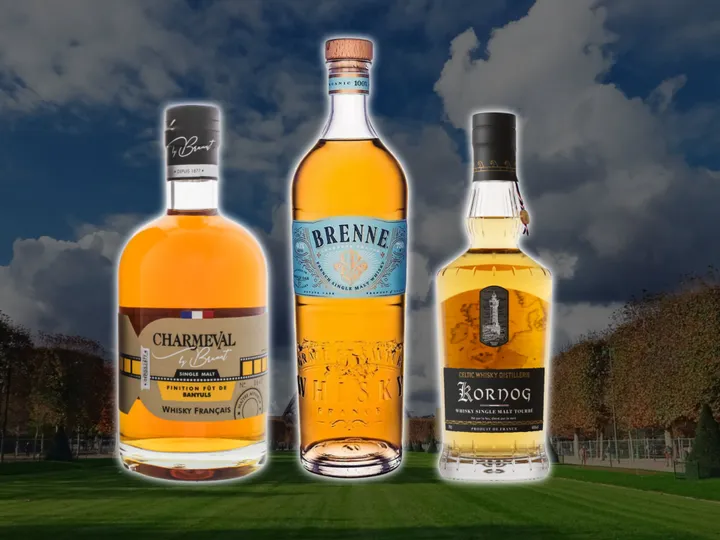 Bottle of French whisky with Tokaj cask finish