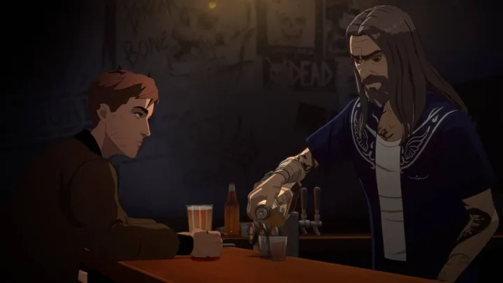 dispatch scene with whiskey reference