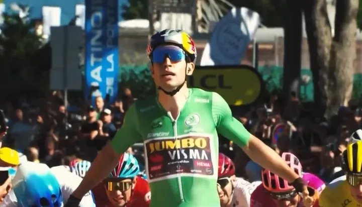 Wout Van Aert groene trui