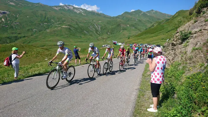Actiebeeld Tour de France