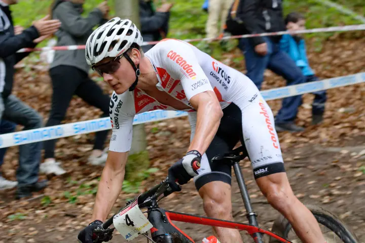 Mathieu van der Poel op mountainbike
