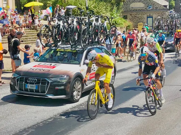 Mathieu van der Poel in de Tour de France