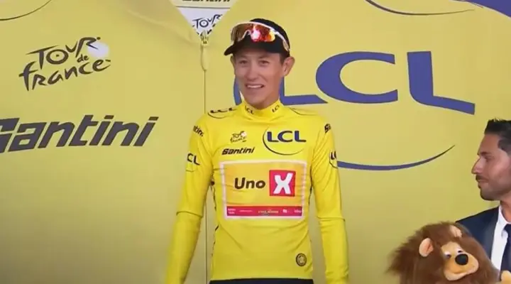 Torstein Traeen gele trui