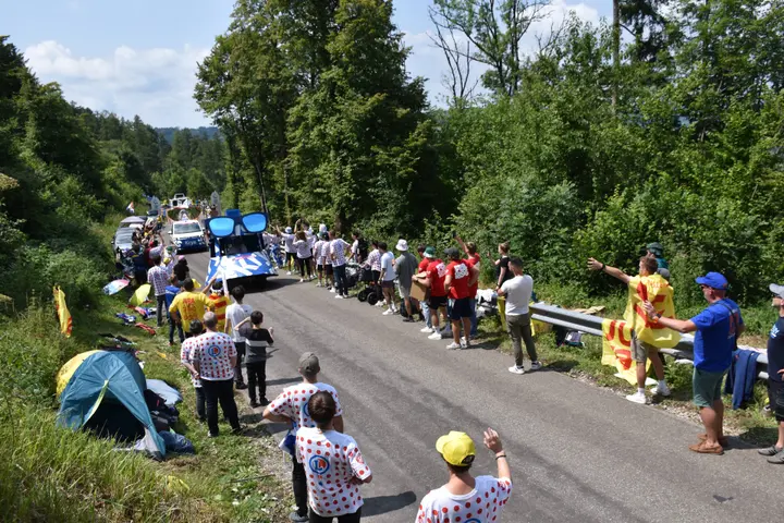 Actiebeeld Tour de France