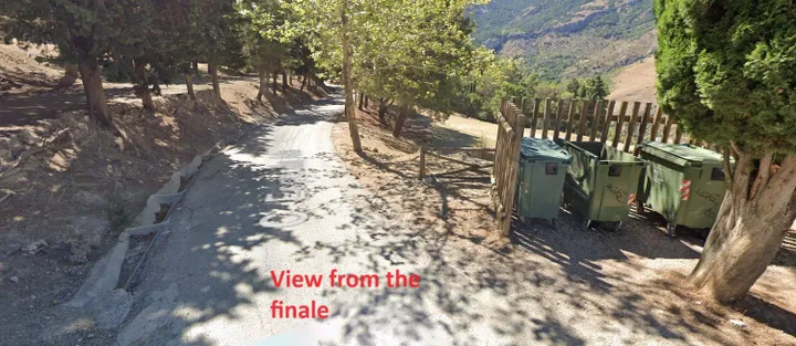 Zicht op de finale van etappe 8 in de Ronde van Spanje 2024