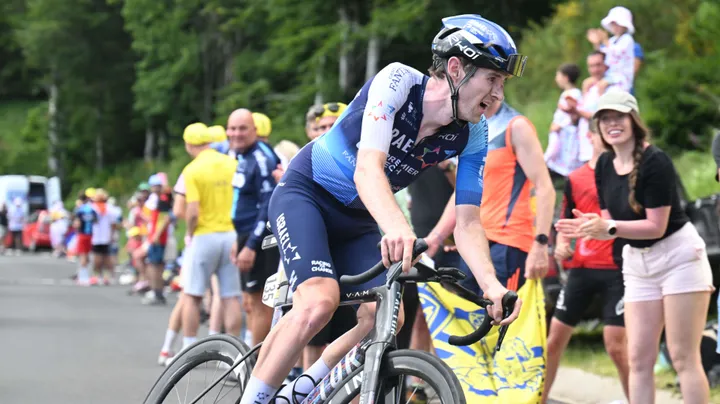 Derek Gee bij de Tour de France 2024. @Sirotti