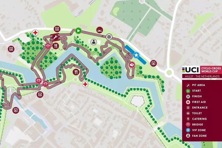 Kaart Hulst Wereldbeker 2024