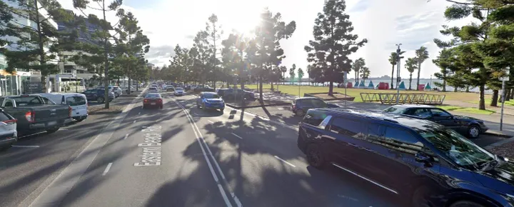 Uitzicht vanaf de finale