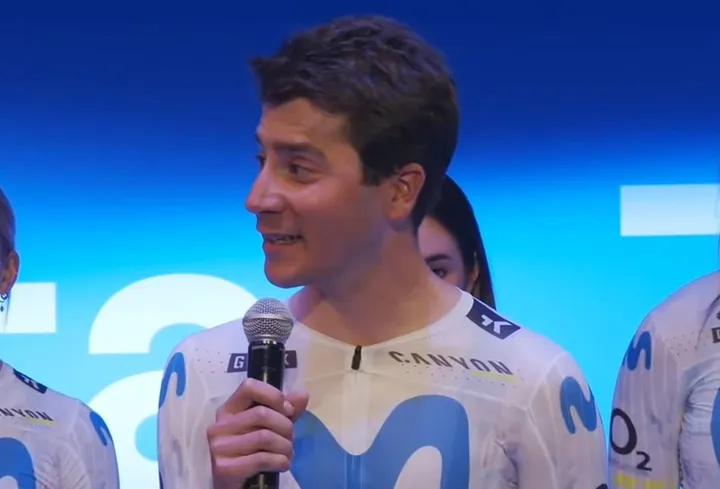 Cian Uijtdebroeks Movistar-voorstelling