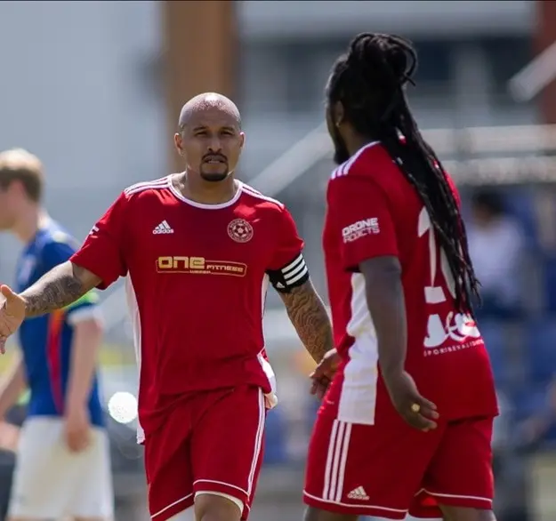 Pascal Heije en Darl Douglas samen in actie voor de Golden Boys.