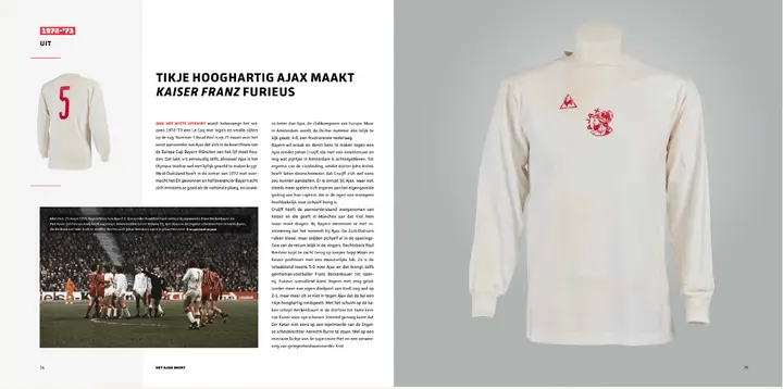 <i>Een inzage in het boek&nbsp;Het Ajax Shirt: De Glorie Van Rood En Wit</i>