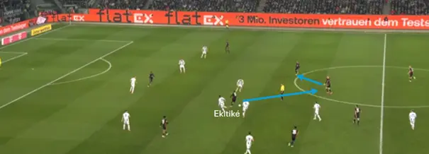paal ekitike vs gladbach 1
