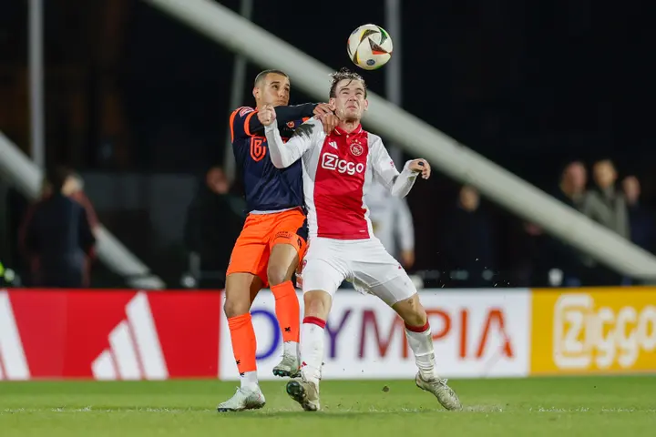 Verkuijl voltooide in de wedstrijd tegen FC Volendam de meeste succesvolle passes (53).
