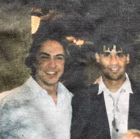 Chris Zegers met Frank Rijkaard, vlak nadat Ajax in Wenen de Champions League had gewonnen.