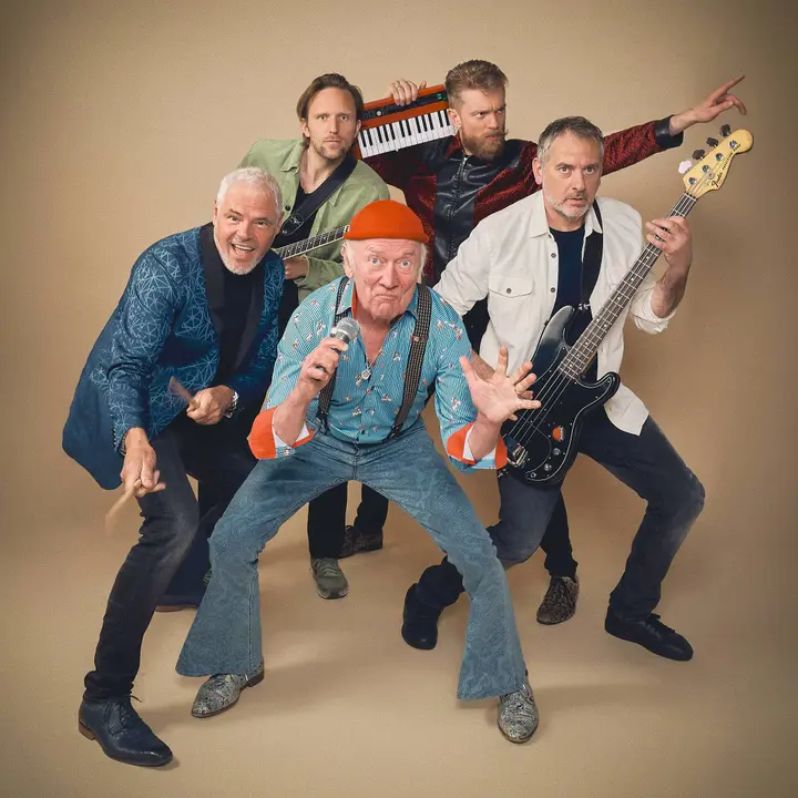 Harry Slinger nogmaals met zijn band Drukwerk.&nbsp;Fotograaf: Roxanne Wilm
