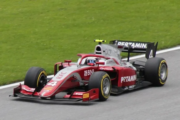 De Vries in de bolide van Italiaans team Prema Racing