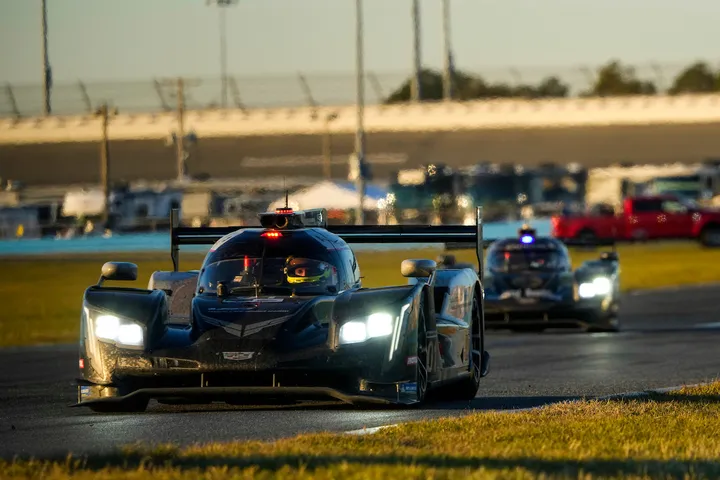 <i>Renger van der Zande in een van de eerdere Daytona-edities.</i>