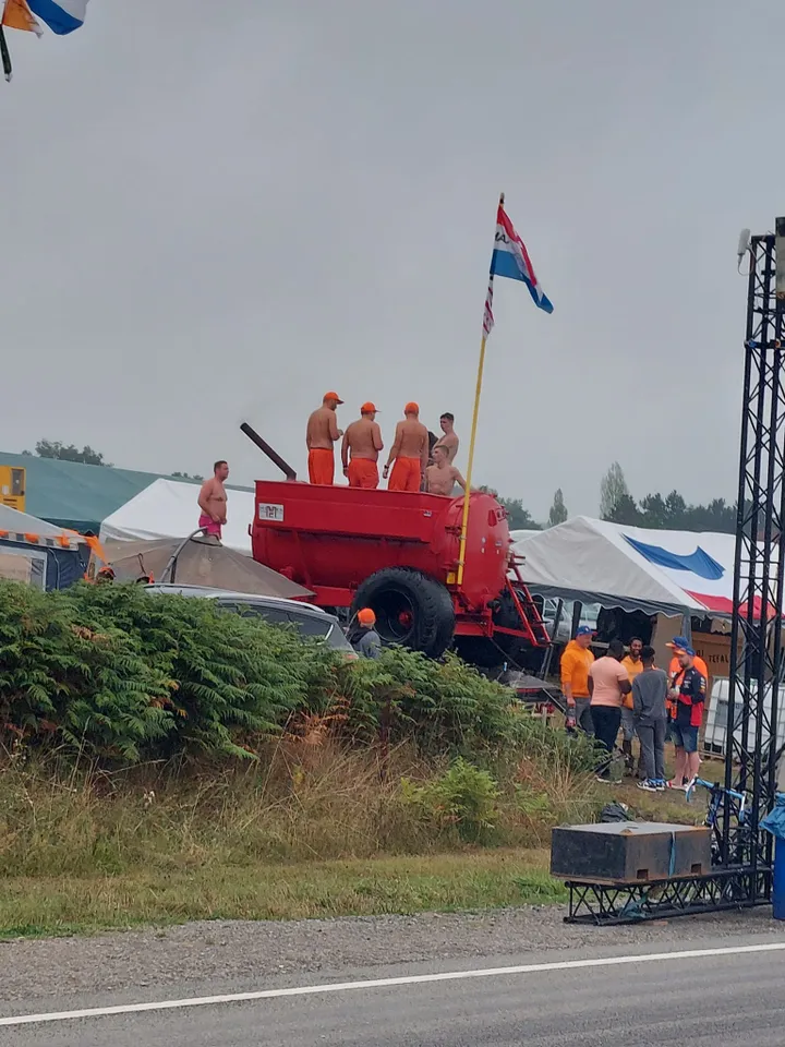De sfeer op de camping zat er goed in.