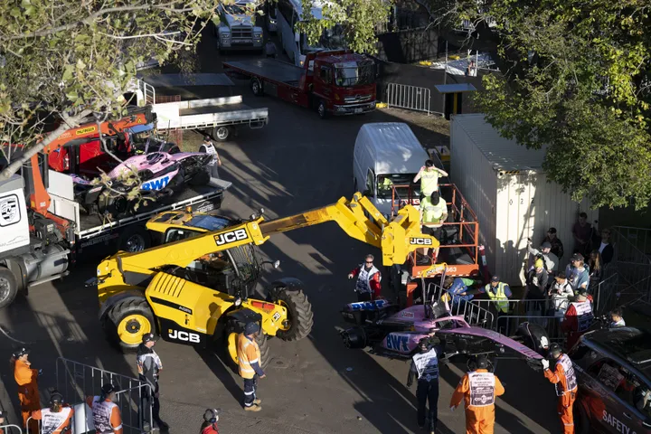 <i>Figuur 1. Pierre Gasly richtte dit Alpine-autokerkhof aan, maar ontsnapte zonder schorsing.</i>