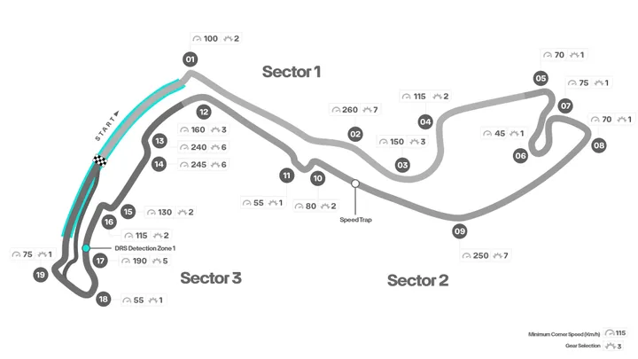 Een rondje Monaco. (Foto: Mercedes AMG F1)
