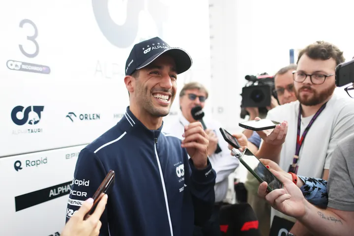 Veel tijd om na te denken was er niet tijdens de terugkeer van Ricciardo. (Foto: Red Bull Content Pool)