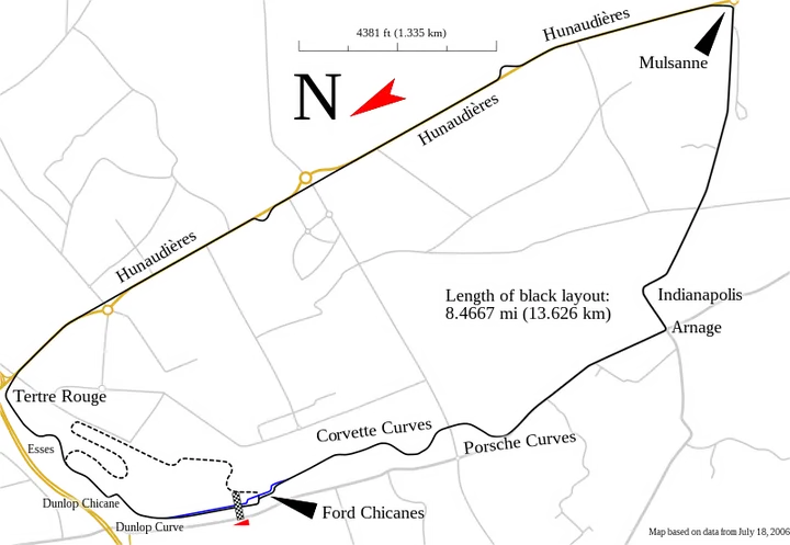 <i>Circuit de la Sarthe, het strijdtoneel van de 92ste editie van de 24 uur van Le Mans (Foto: ongewijzigd, Will Pittenger)</i>