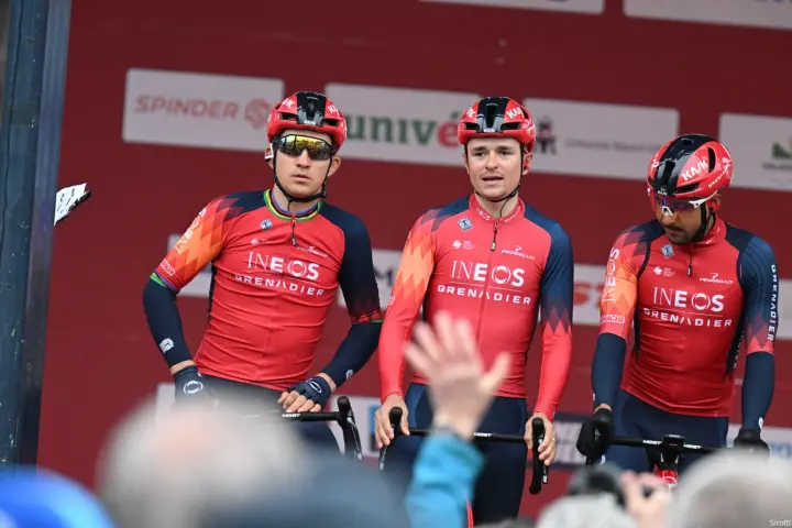 Pidcock before the start of the Amstel Gold Race