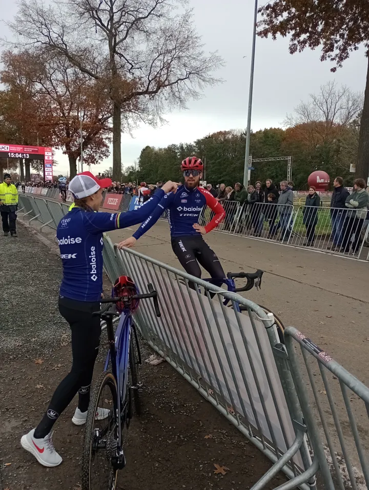 Fellow countrymen Brand and Joris Nieuwenhuis are teammates at Baloise Trek Lions.