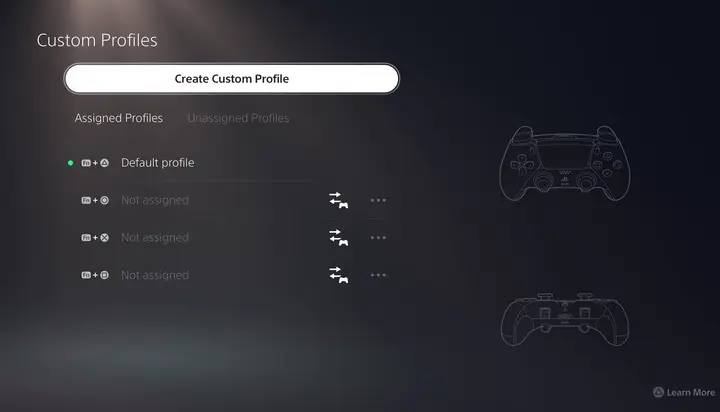 dualsense edge custom profiles enf1671463354