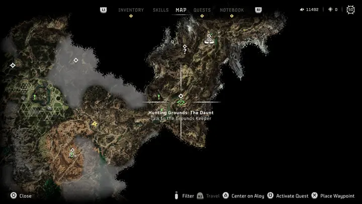 horizon forbidden west hunting grounds the dauntf1645490054