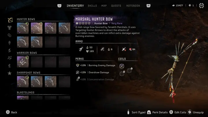 horzion forbidden west marshal hunter bowf1645099416