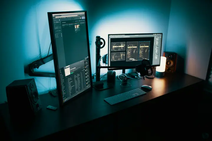 pc gaming setup