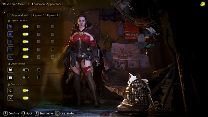 Geheime armor sets, ziet er leuk uit voor de "Death Stench" armor set