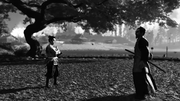Ghost of Tsushima Kurosawa-modus