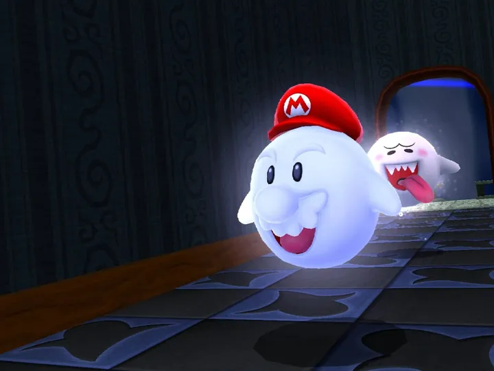 Super Mario Galaxy ghost screenshot