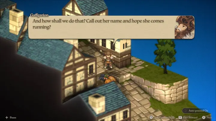 Final Fantasy Tactics the Ivalice Chronicles dialoog
