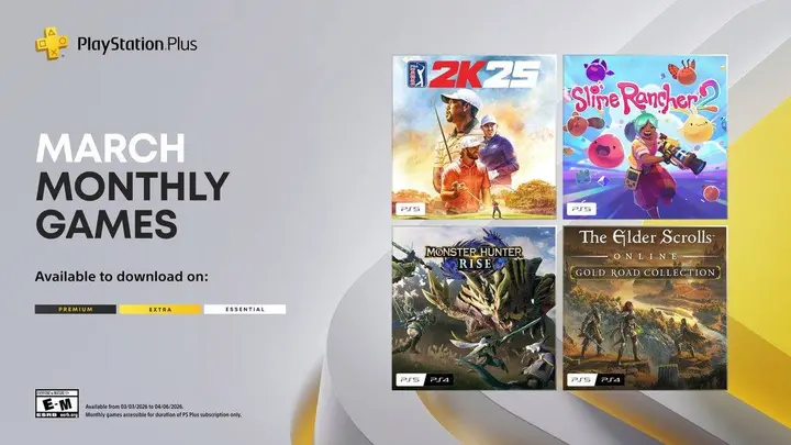 ps plus essential maart 2026