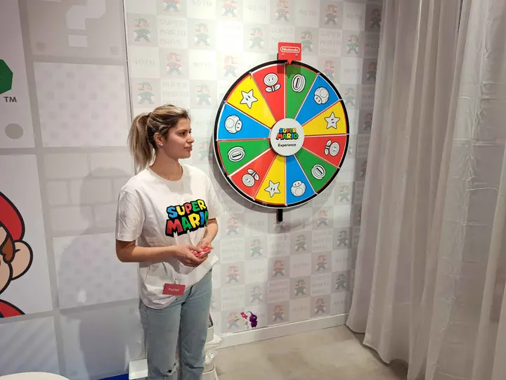 Mario Experience prijzenwiel