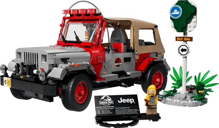 LEGO jurassic world jeep