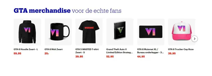 gta VI merch bol
