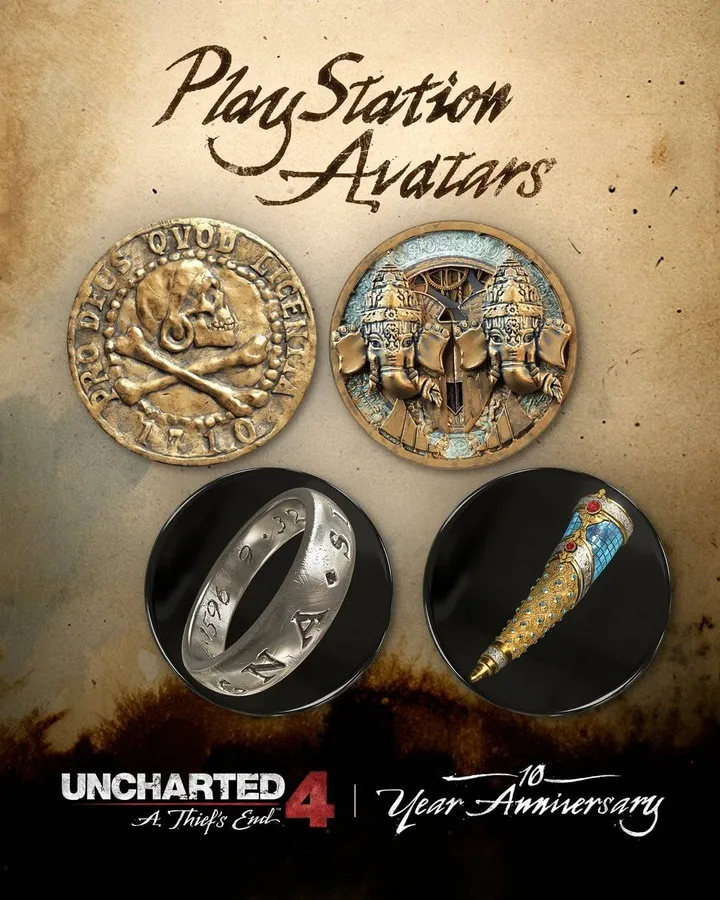 10 jaar Uncharted avatars