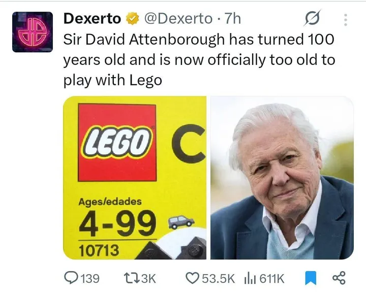 LEGO Attenborough