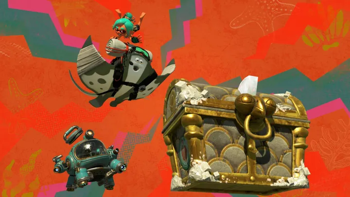 Splatoon Raiders schatkist cutscene