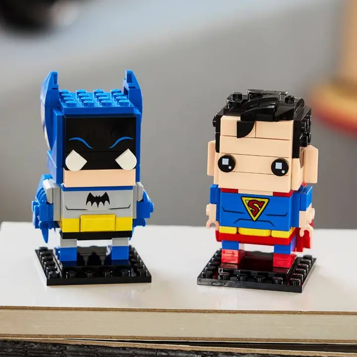 lego brickheadz superman batman