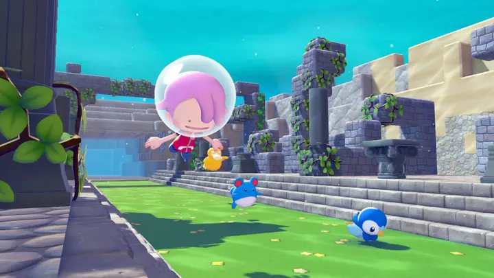 Pokémon Pokopia Bubbly Basin duiken