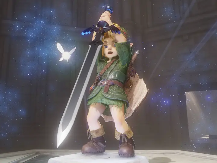 The Legend of Zelda OCarina of Time Remake Master Sword